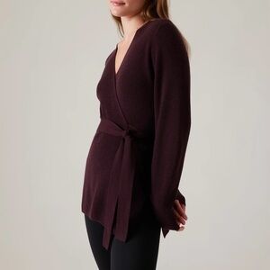 Athleta Alpine Cashmere Wrap Sweater